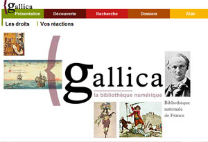GALLICA : http://gallica.bnf.fr/