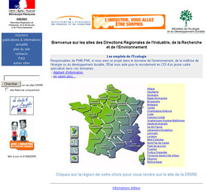 Directions Rgionales de l'Industrie de la Recherche et de l'Environnement